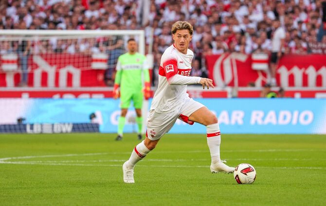 Angelo Stiller startet im Testspiel gegen den 1. FC Heidenheim.