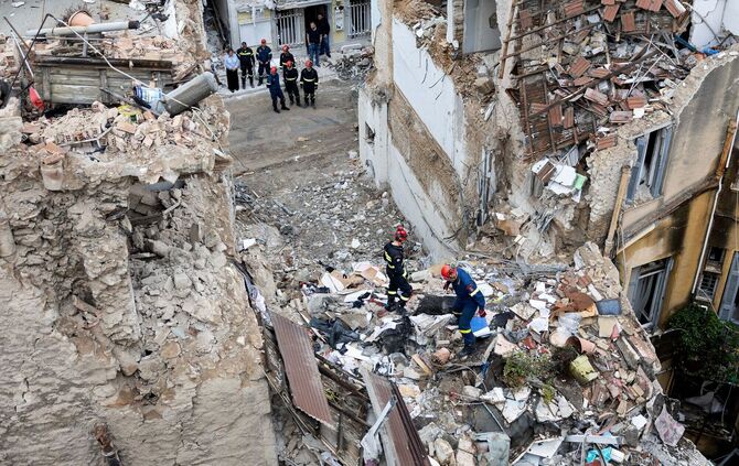 Explosion in Griechenland