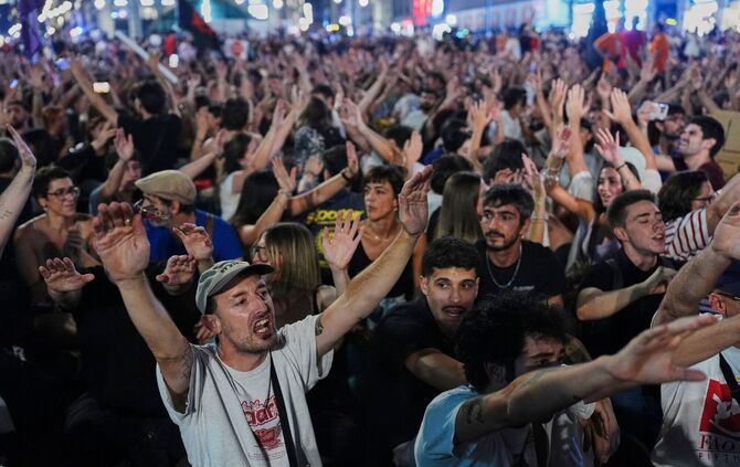 Protest in Madrid