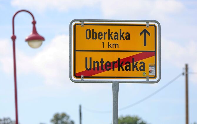 Kuriose Ortsnamen - Oberkaka