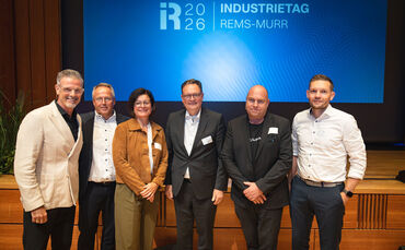 Moderator Michael Antwerpes, Heino Wolkenhauer (Geschäftsführender Gesellschafter der Wilhelm Schetter GmbH Haustechnik), Nicola