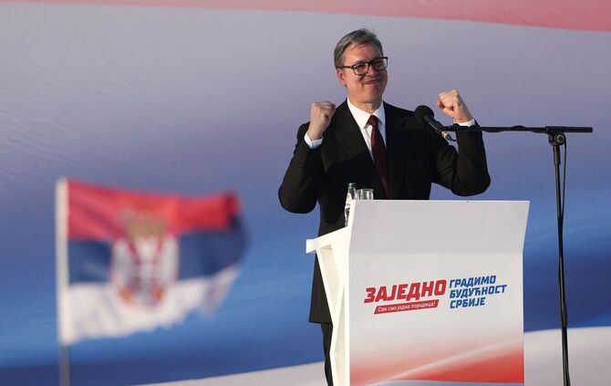 Serbiens Präsident Vucic