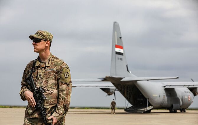 US-Rückzug aus dem Luftwaffenstützpunkt Qayyarah im Irak