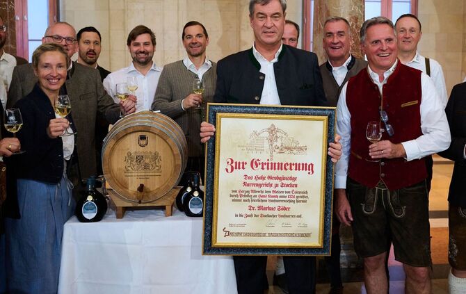 Söder empfängt das Stockacher Narrengericht
