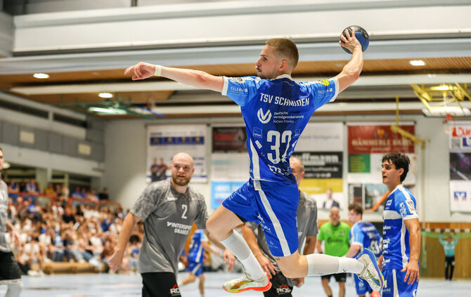 Paul Feirabend erzielte gegen Köndringen/Teningen neun Tore für den TSV Schmiden.