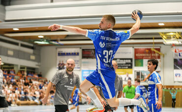 Paul Feirabend erzielte gegen Köndringen/Teningen neun Tore für den TSV Schmiden.