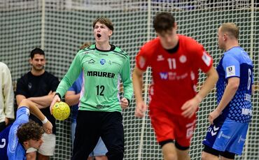 TVB-Keeper Benedikt Starkloff war gegen Erlangen-Bruck kaum zu überwinden.