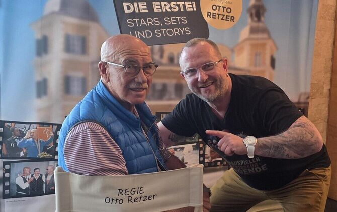 Otto Retzer ist für einen Abend nach Schorndorf gekommen – auf Einladung von Stephan Widlicky.