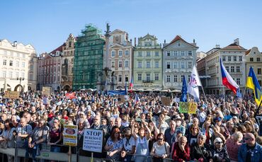 Proteste in Prag