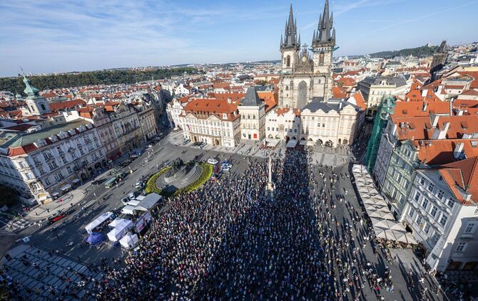 Proteste in Prag