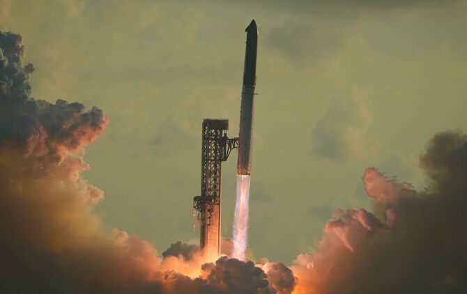 Start Raketensystem «Starship» von SpaceX
