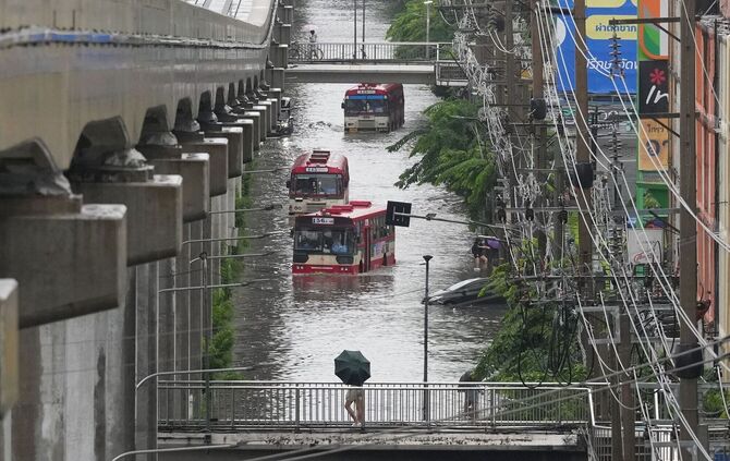 Überschwemmungen in Thailand