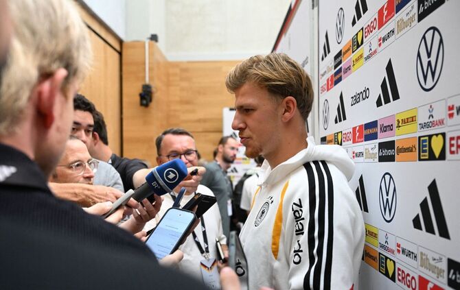Erstmals bei der Nationalelf im Fokus: Finn Jeltsch vom VfB Stuttgart.