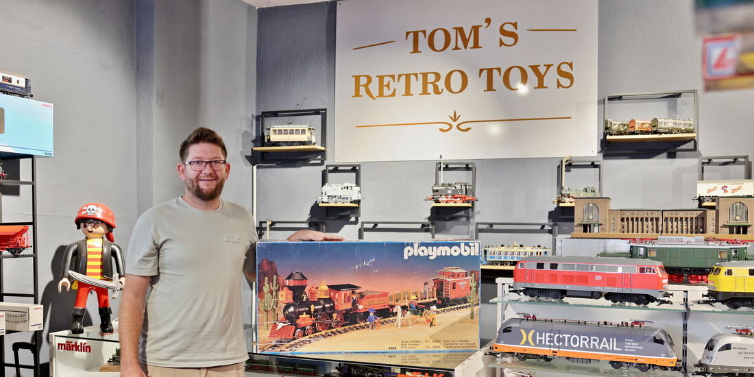 "Tom's Retro Toys": Tom Louw eröffnet in der Konstanzer-Hof-Gasse einen Sammlerladen mit Lager und Werkstatt für Modelleisenbahn