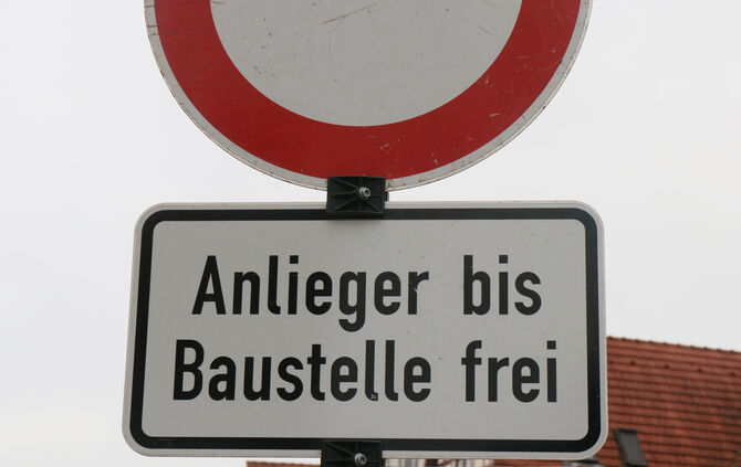 Verschiedene Baustellen im Ort stehen an.