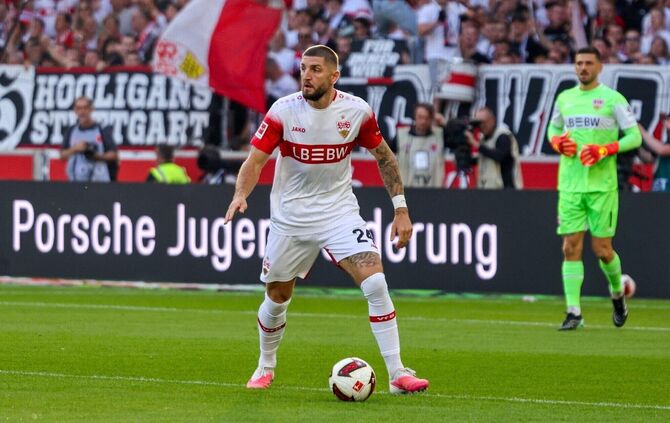 Jeff Chabot gehört zu den VfB-Leistungsträgern – sein Vertrag läuft wie bei mehreren Stammspielern 2028 aus.