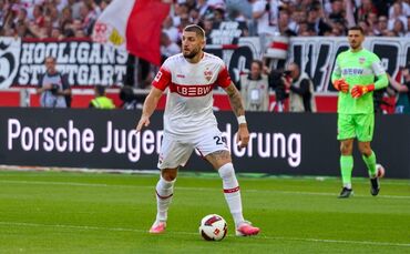 Jeff Chabot gehört zu den VfB-Leistungsträgern – sein Vertrag läuft wie bei mehreren Stammspielern 2028 aus.