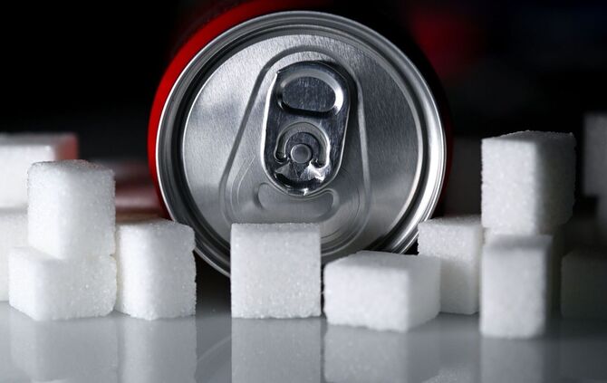 Softdrinks mit Zucker