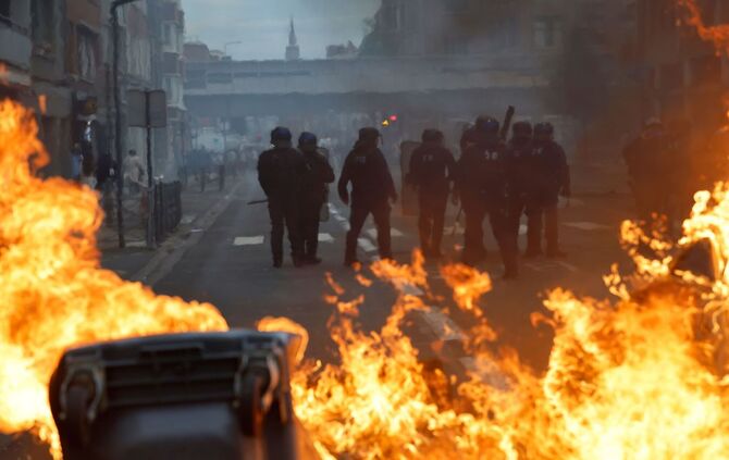 Schulproteste in Frankreich
