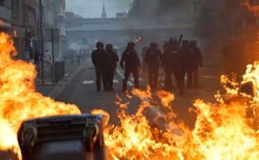 Schulproteste in Frankreich