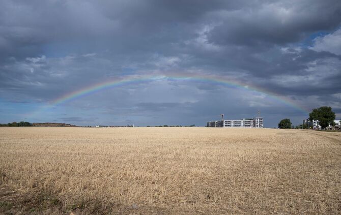 Regenbogen in Schwäbisch Hall