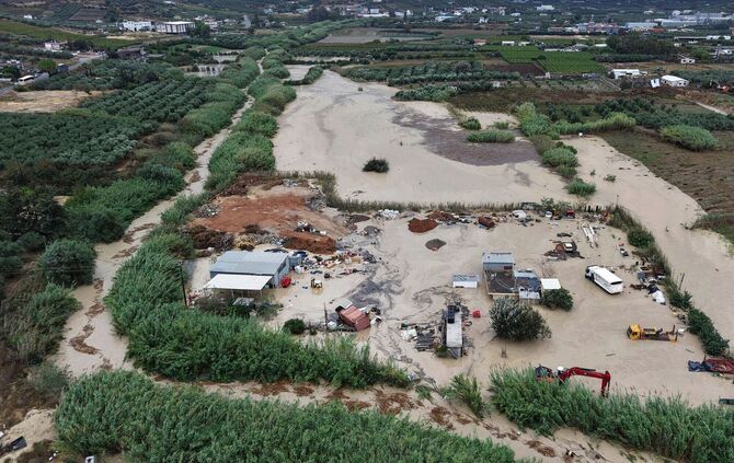 Unwetter auf Kreta