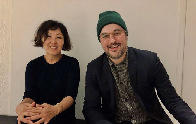 Gee Hye Lee und Alexander Sandi Kuhn vom Duo Sangee spielen beim Fellbacher Jazz-Weekend.