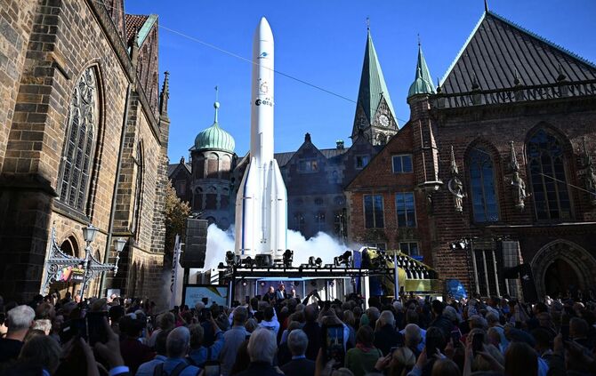 Vor dem Tag der Deutschen Einheit in Bremen