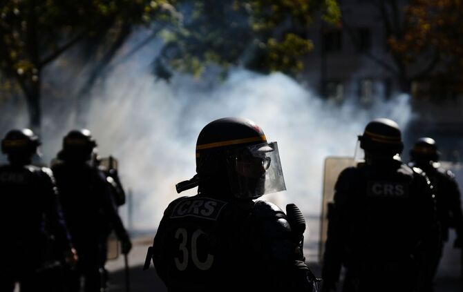 Schulproteste in Frankreich