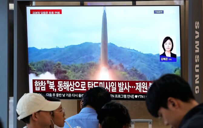 Nordkorea feuert ballistische Rakete