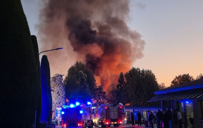 Brand auf Campingplatz am Gardasee
