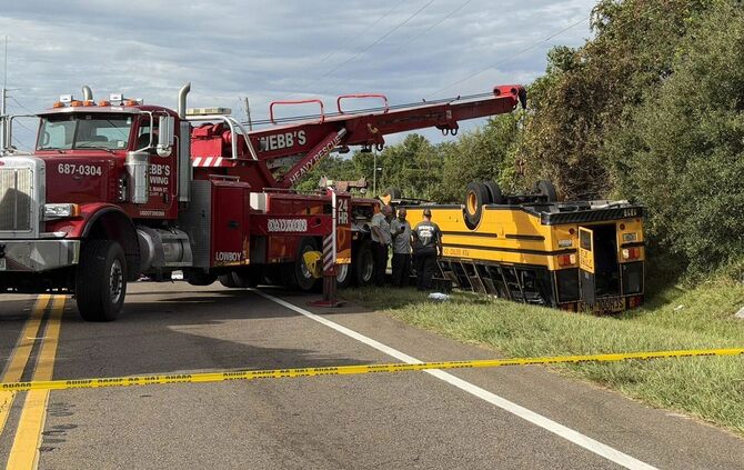 Schulbus-Unfall in Florida
