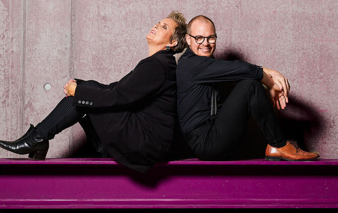 Das Duo 2Flügel gastiert am 17. Oktober in der Stephanuskirche in Alfdorf.