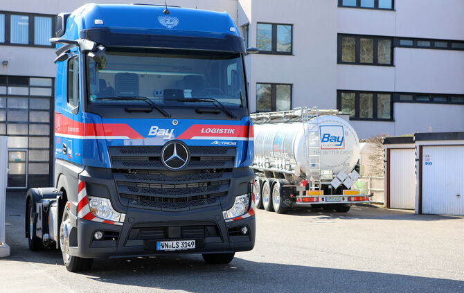 Starker Truck - fährt aber nicht ohne Personal (Symbolfoto).