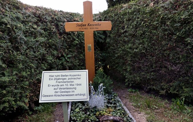 Das sogenannte Polengrab in Schlechtbach.