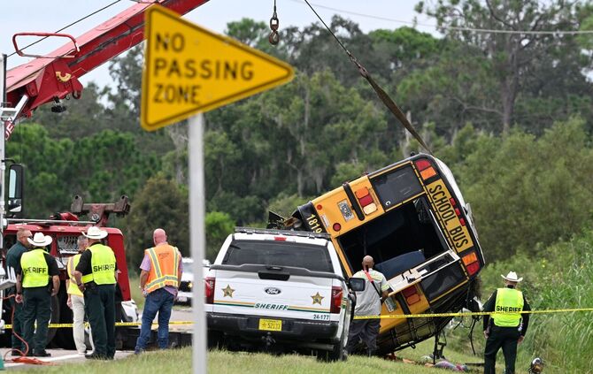 Schulbus-Unfall in Florida