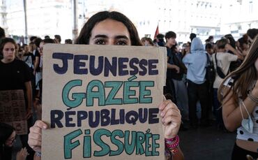 Schulproteste in Frankreich