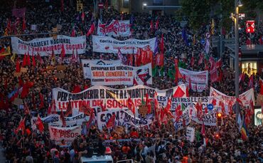 Protest gegen Wohnungsnot in Spanien