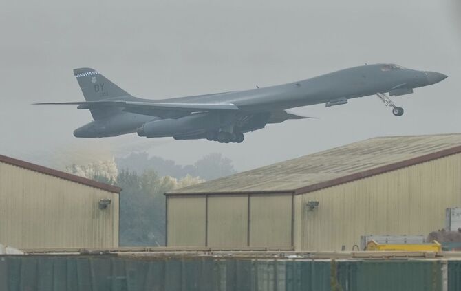 B1-Bomber der US-Luftwaffe