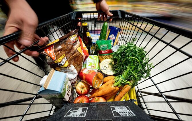 Einkaufen im Supermarkt