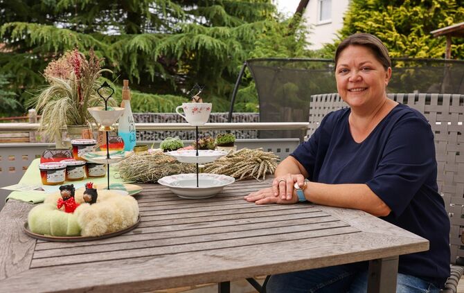 Sie ist leidenschaftliche Hobbybastlerin: Anita Zürn.