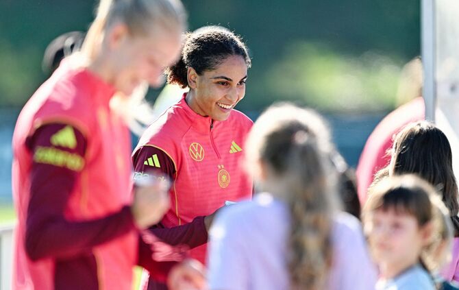 Frauen-Fußballnationalmannschaft - Training
