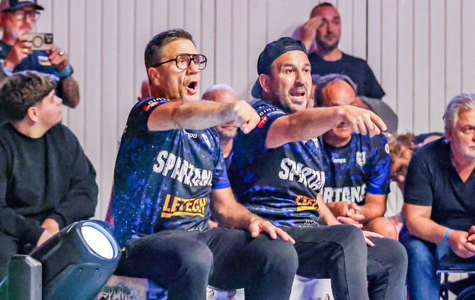 Sedat Sevsay (rechts) und Jörg Sänger stehen beim ASV Schorndorf vor der Aufgabe, den personellen Engpass zu überbrücken.