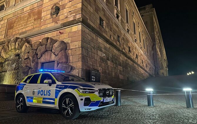 Polizeischüsse am Stockholmer Schloss