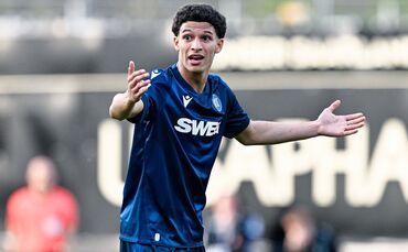 KSC-Stürmer Ben Farhat kommt nicht in Form. (Archivbild)