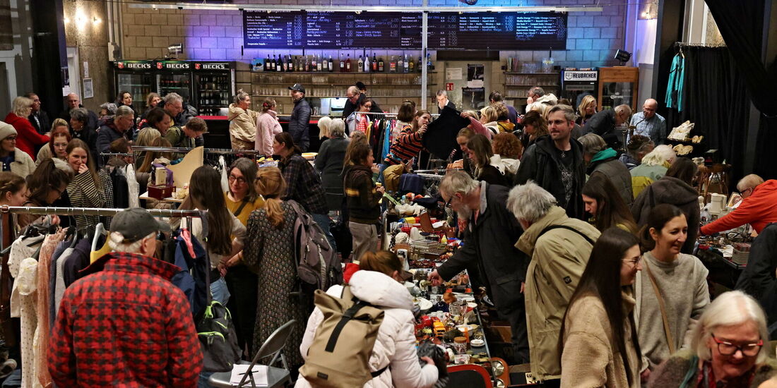 Immer ein Publikumsmagent: der Nachtflohmarkt in der Manufaktur.