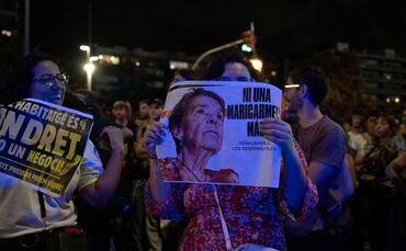 Demonstration zur Unterstützung des Maricarmen