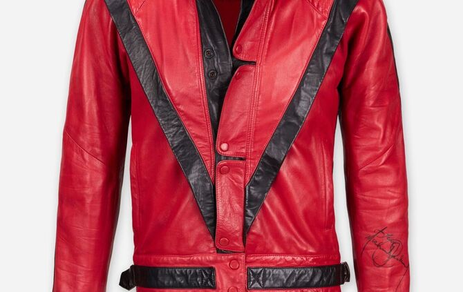 Michael Jacksons Lederjacke aus dem Musikvideo «Thriller»