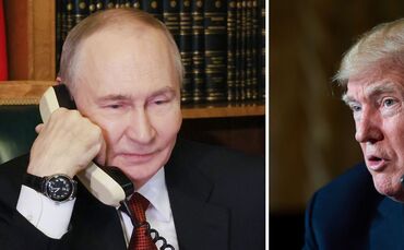 Donald Trump und Wladimir Putin telefonieren.