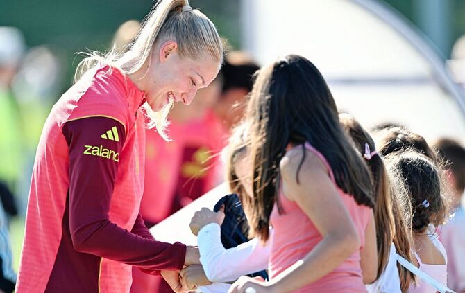 Frauen-Fußballnationalmannschaft - Training